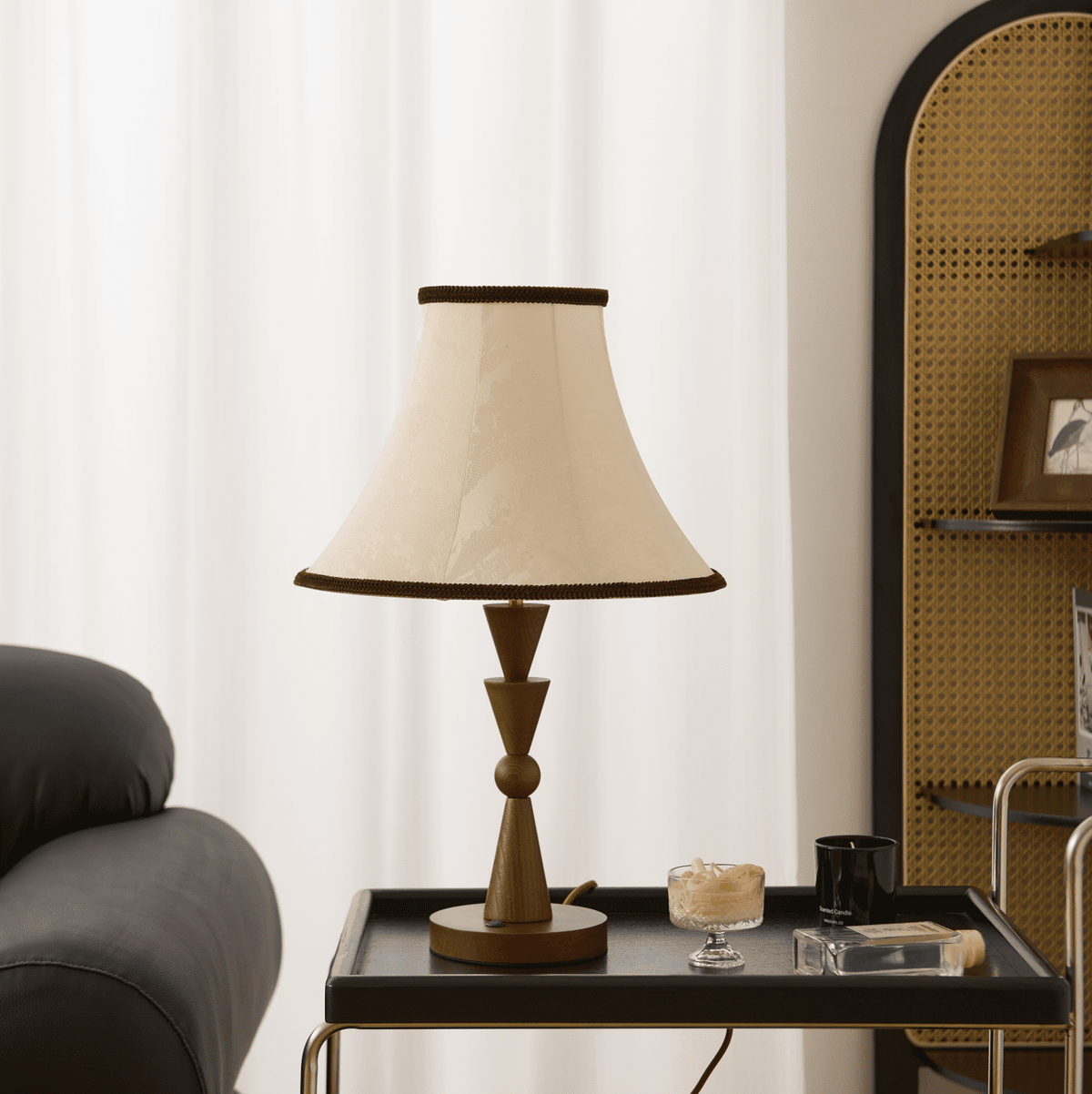Elowen Bloom Table Lamp-Neutral Decor