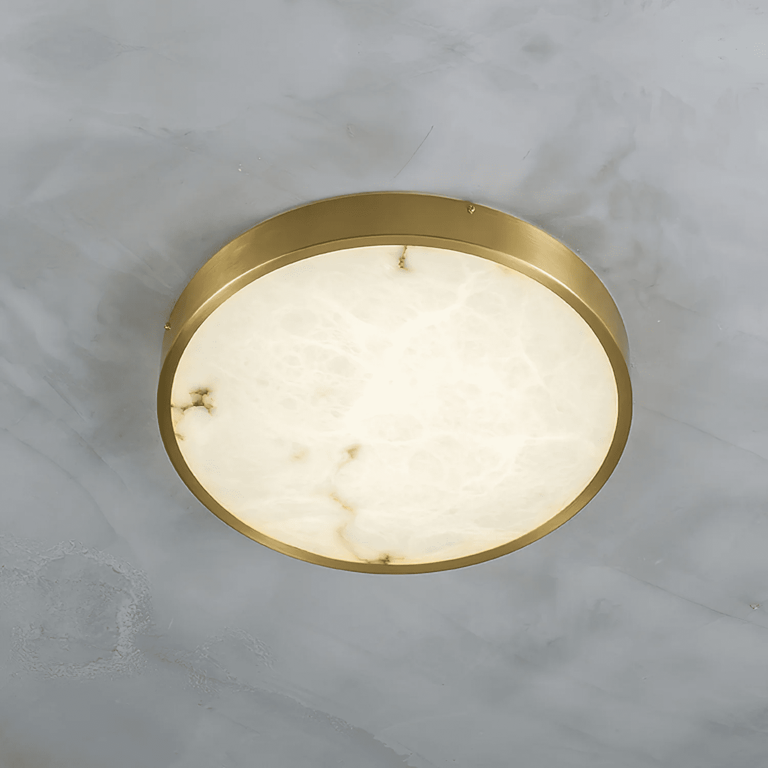 Calista Alabaster Ceiling Light-Neutral Decor