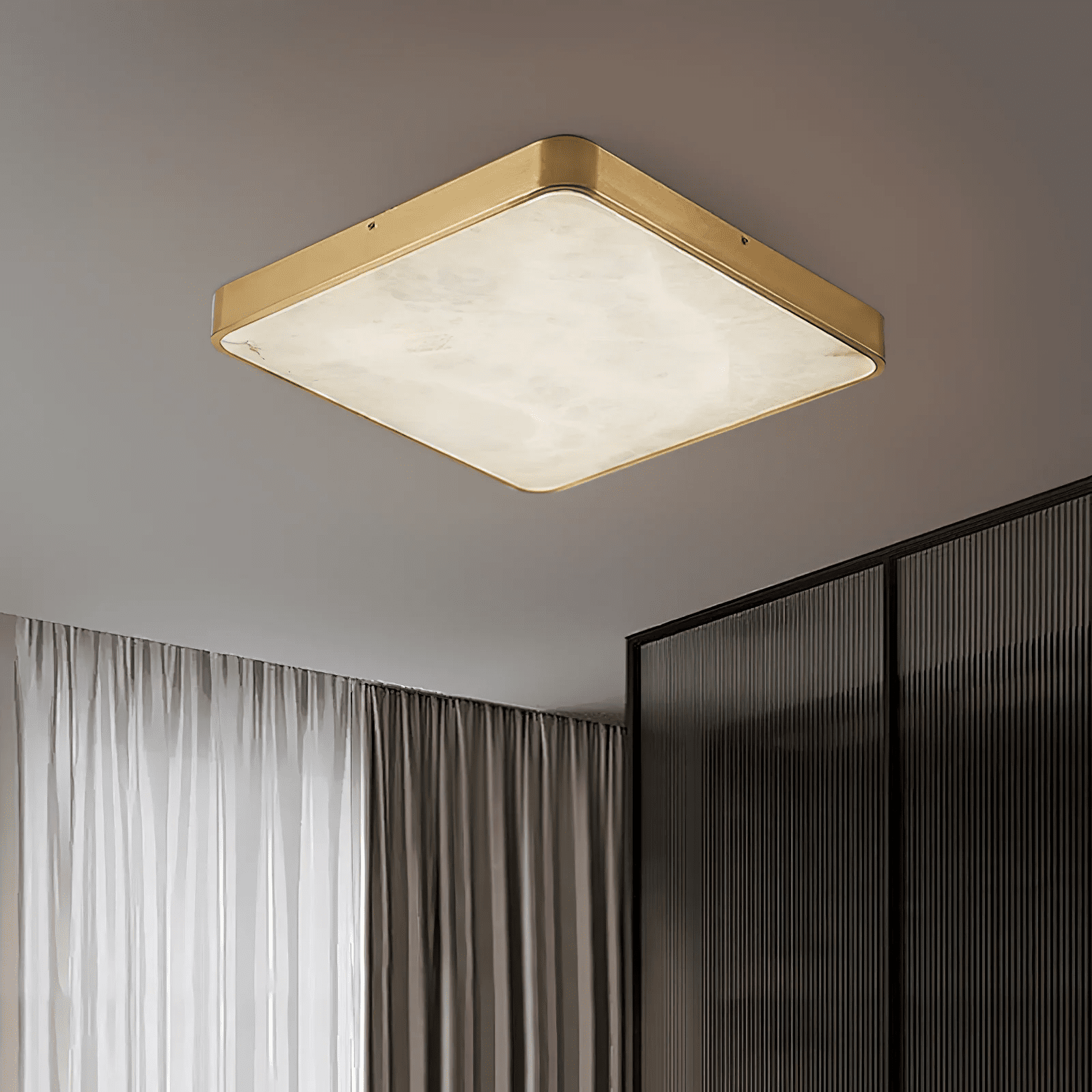 Calista Alabaster Ceiling Light-Neutral Decor