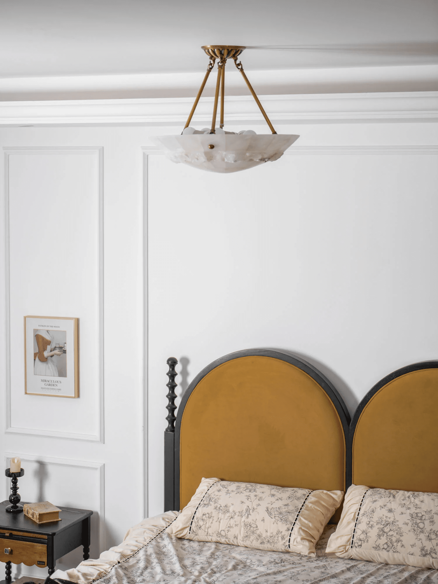 Aureon Alabaster Ceiling Light-Neutral Decor