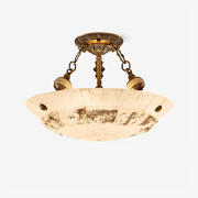 Aureon Alabaster Ceiling Light-Neutral Decor