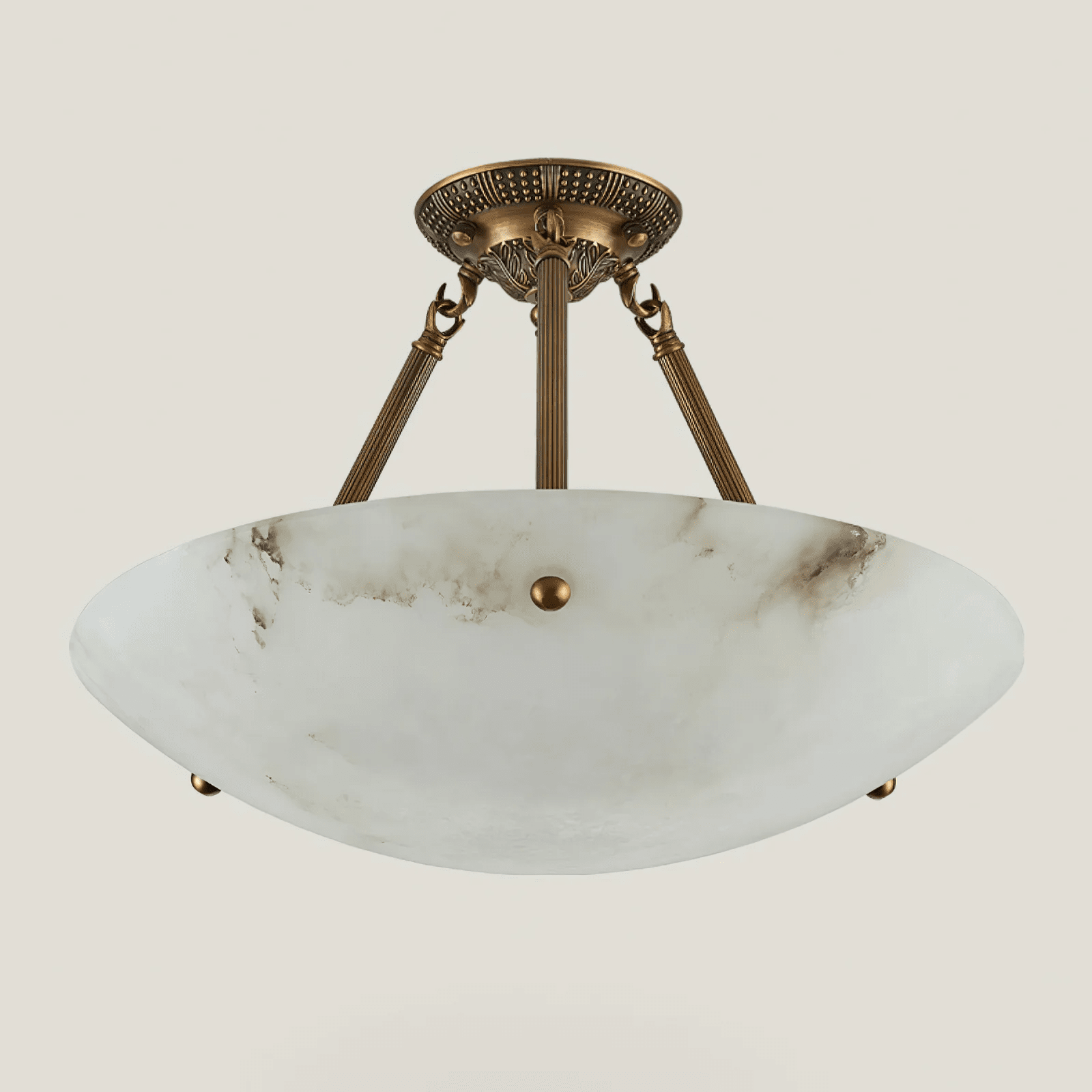 Calyra Alabaster Ceiling Light-Neutral Decor