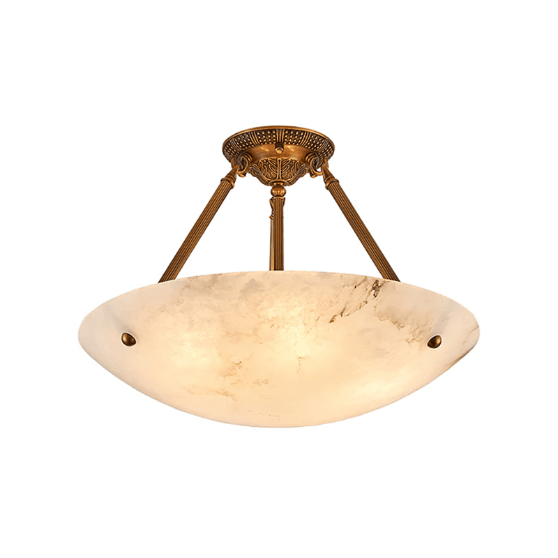 Calyra Alabaster Ceiling Light-Neutral Decor