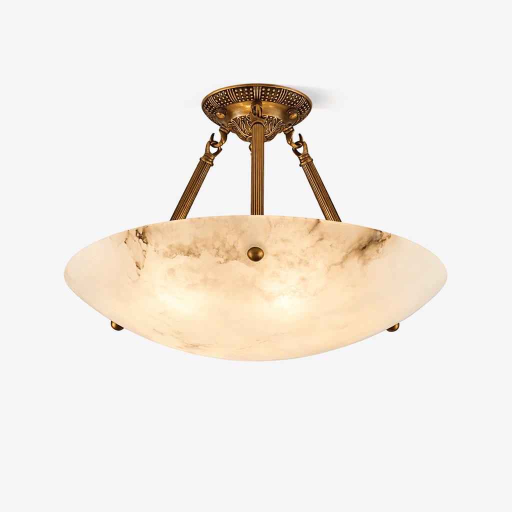 Calyra Alabaster Ceiling Light-Neutral Decor