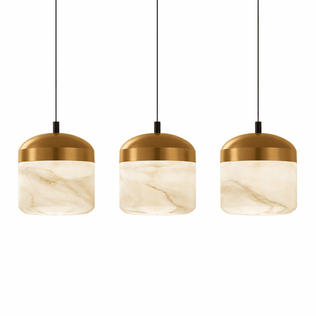 Asta Alabaster Pendant Light-Neutral Decor