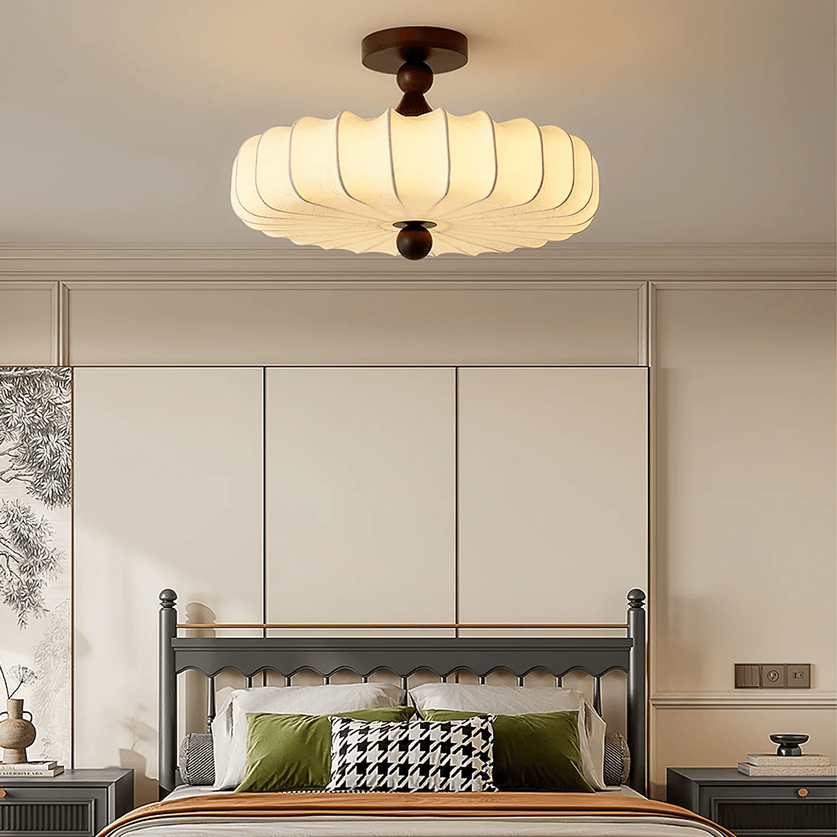 Aveline Bloom Ceiling Lamp-Neutral Decor