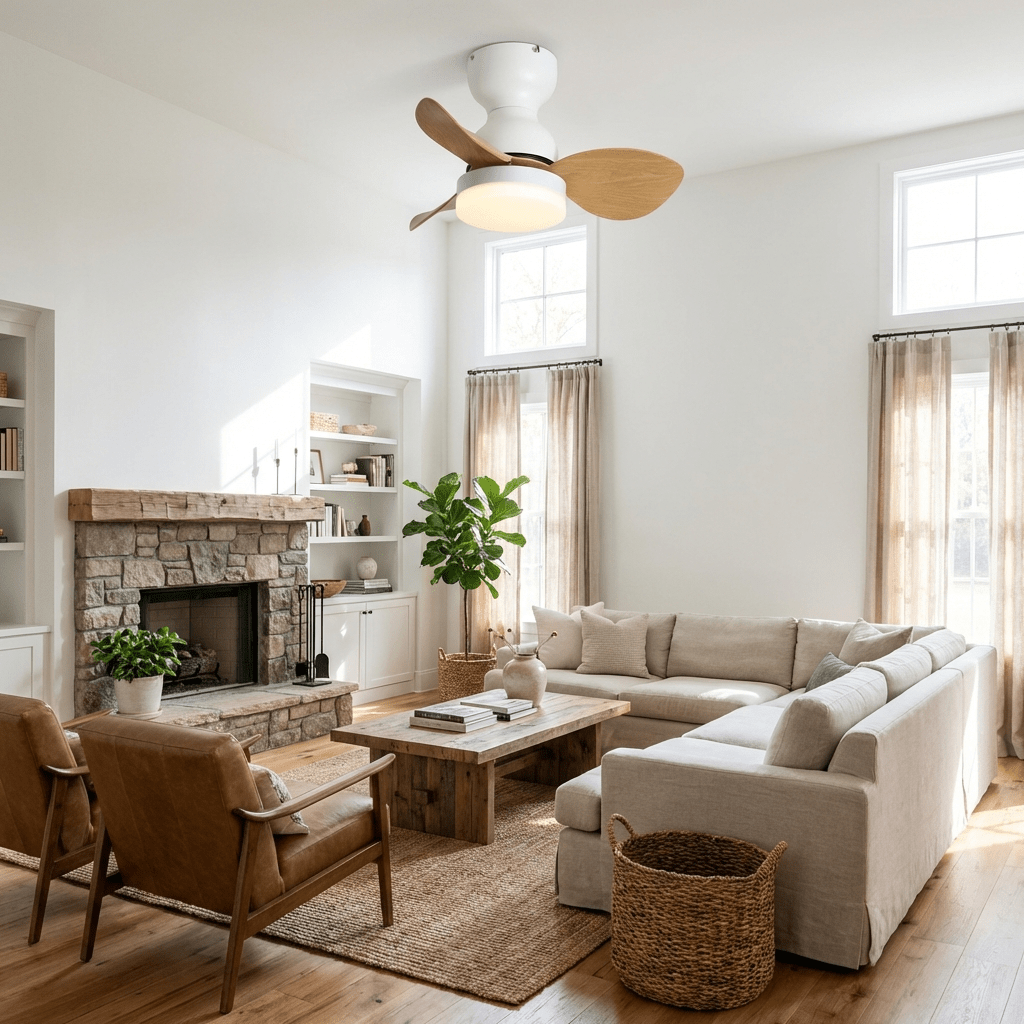 Aeroleaf Ceiling Fan Light-Neutral Decor