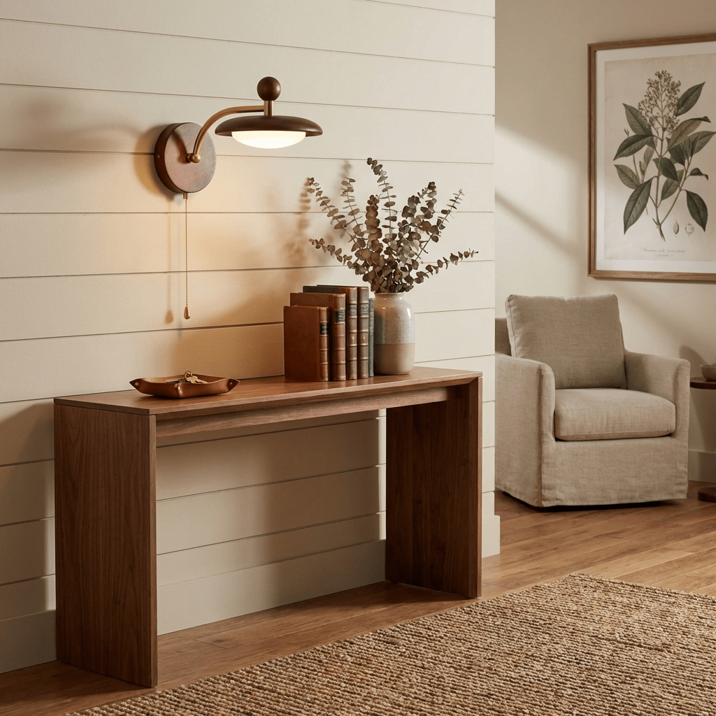 Arcwood Saucer Wall Lamp-Neutral Decor