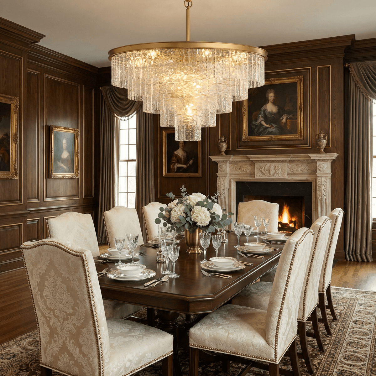 Gaia Round Chandelier-Neutral Decor