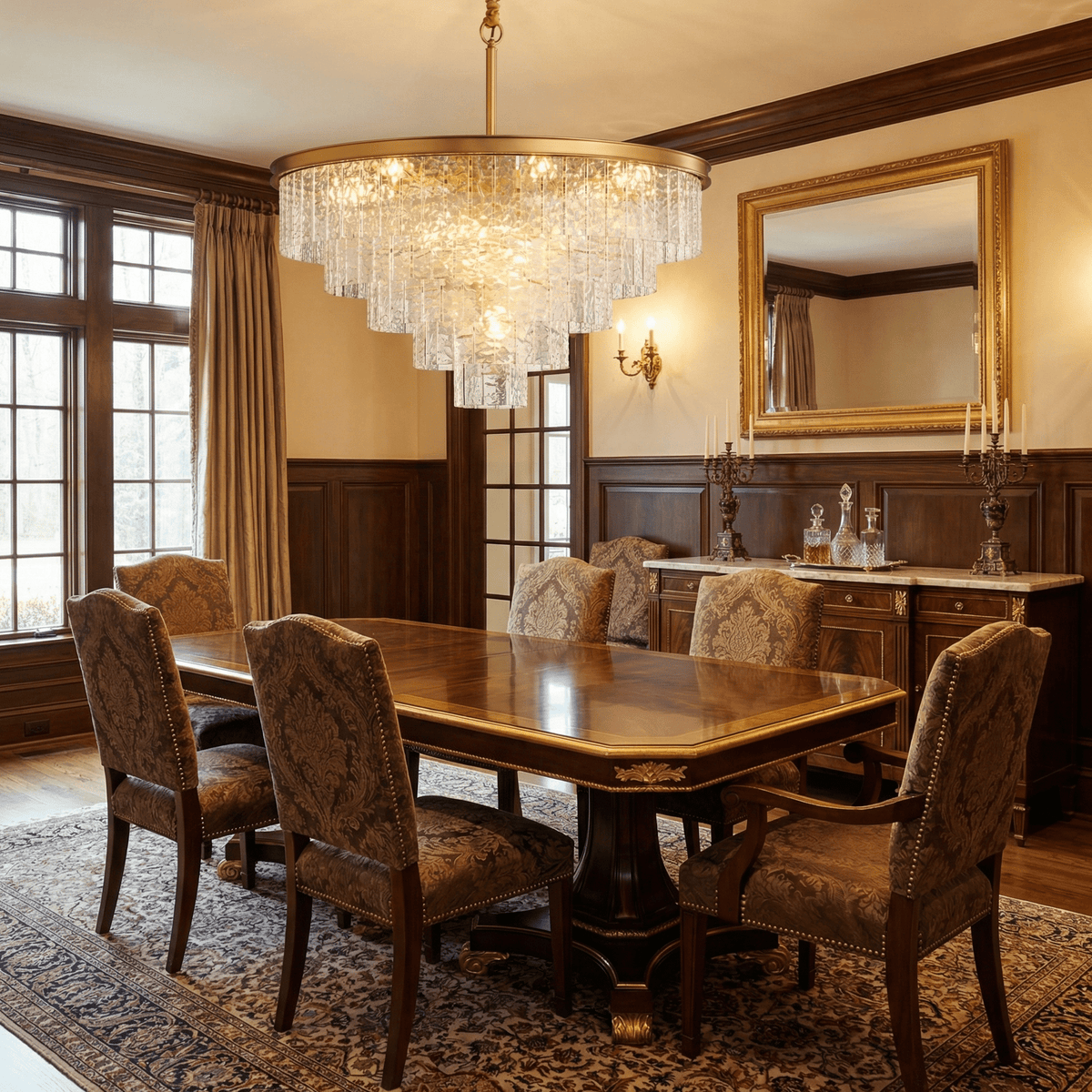 Gaia Round Chandelier-Neutral Decor