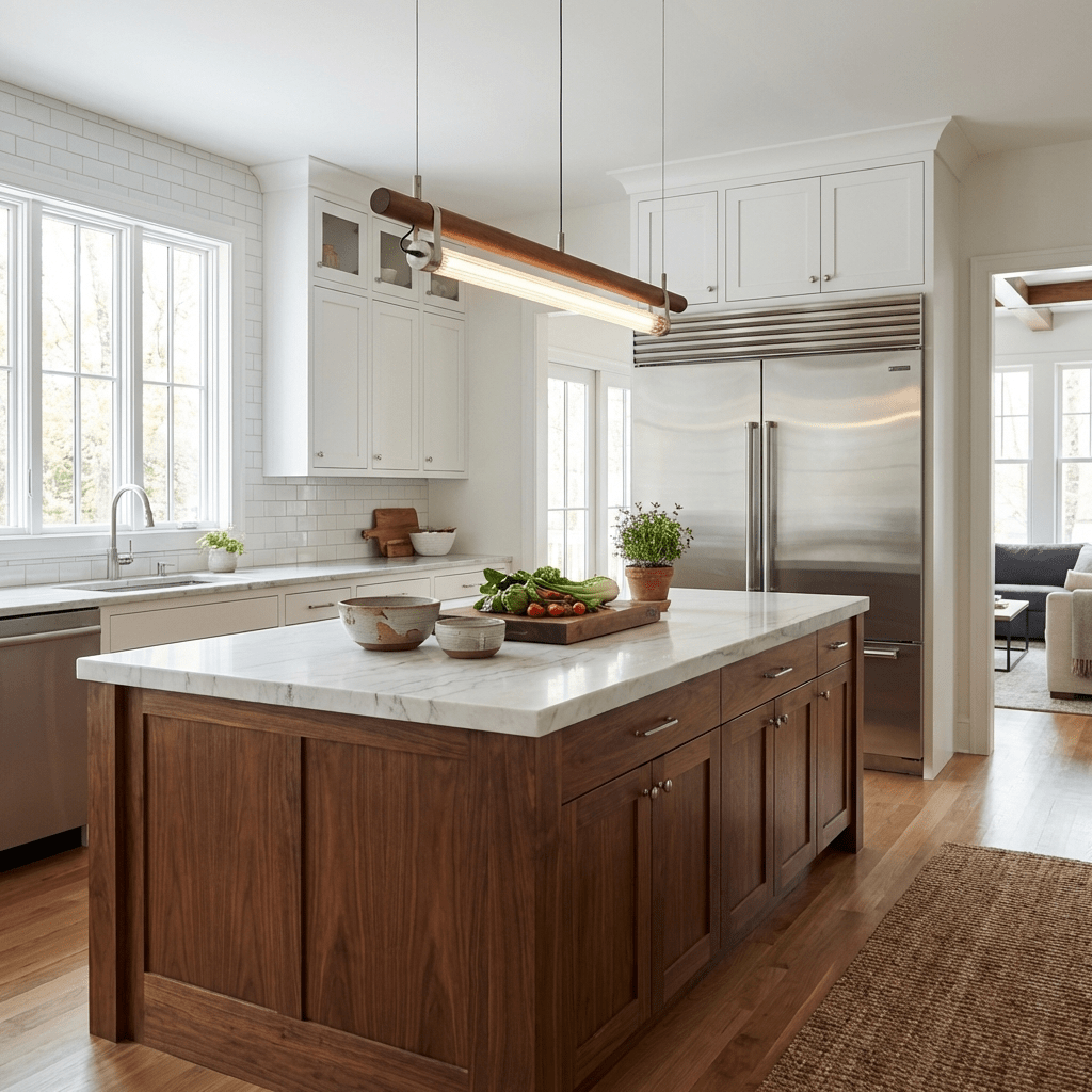 Strata Beam Linear Pendant Lamp-Neutral Decor