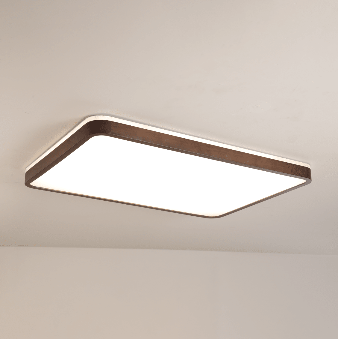 Alder Frame Ceiling Lamp-Neutral Decor