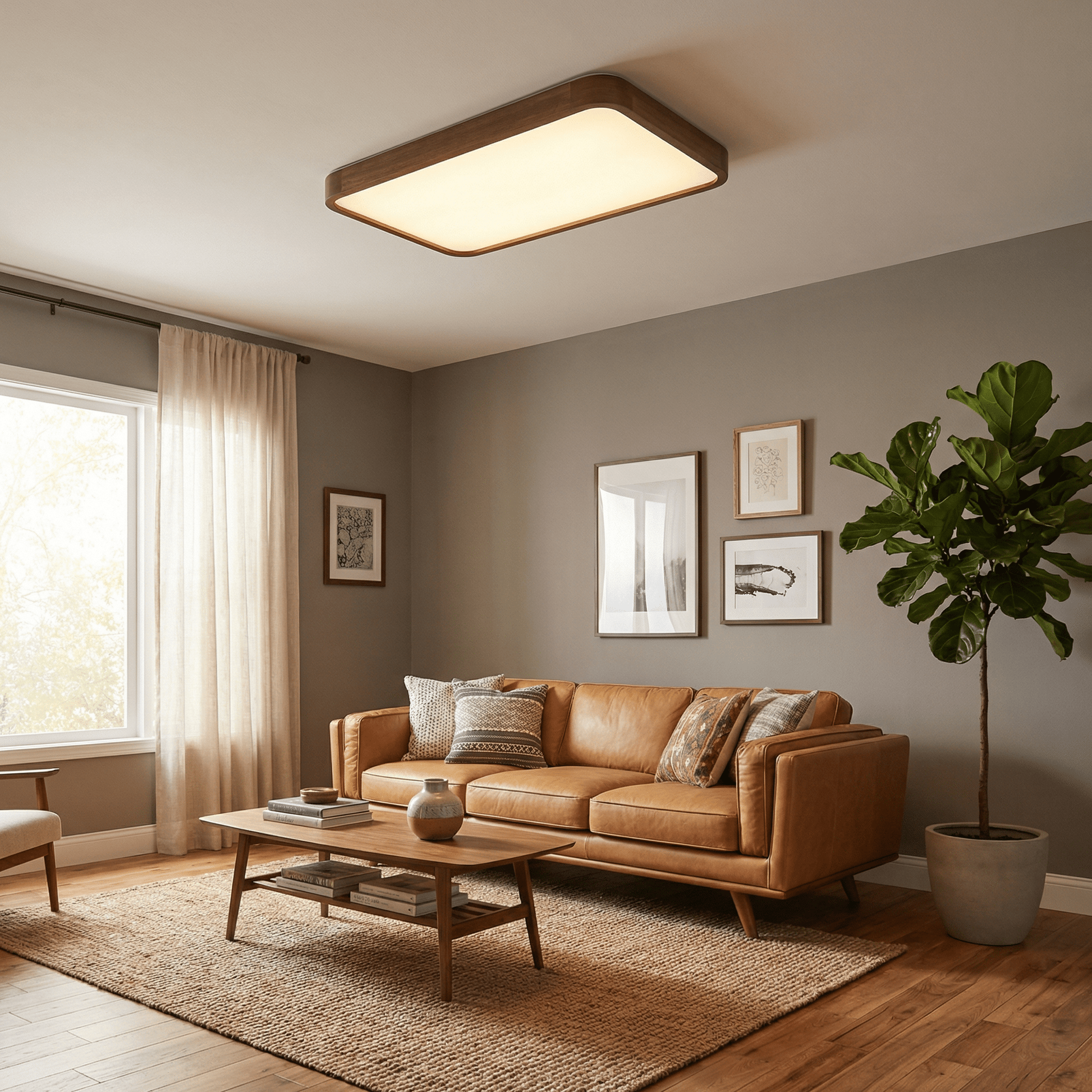 Kairo Soft Edge Ceiling Light-Neutral Decor
