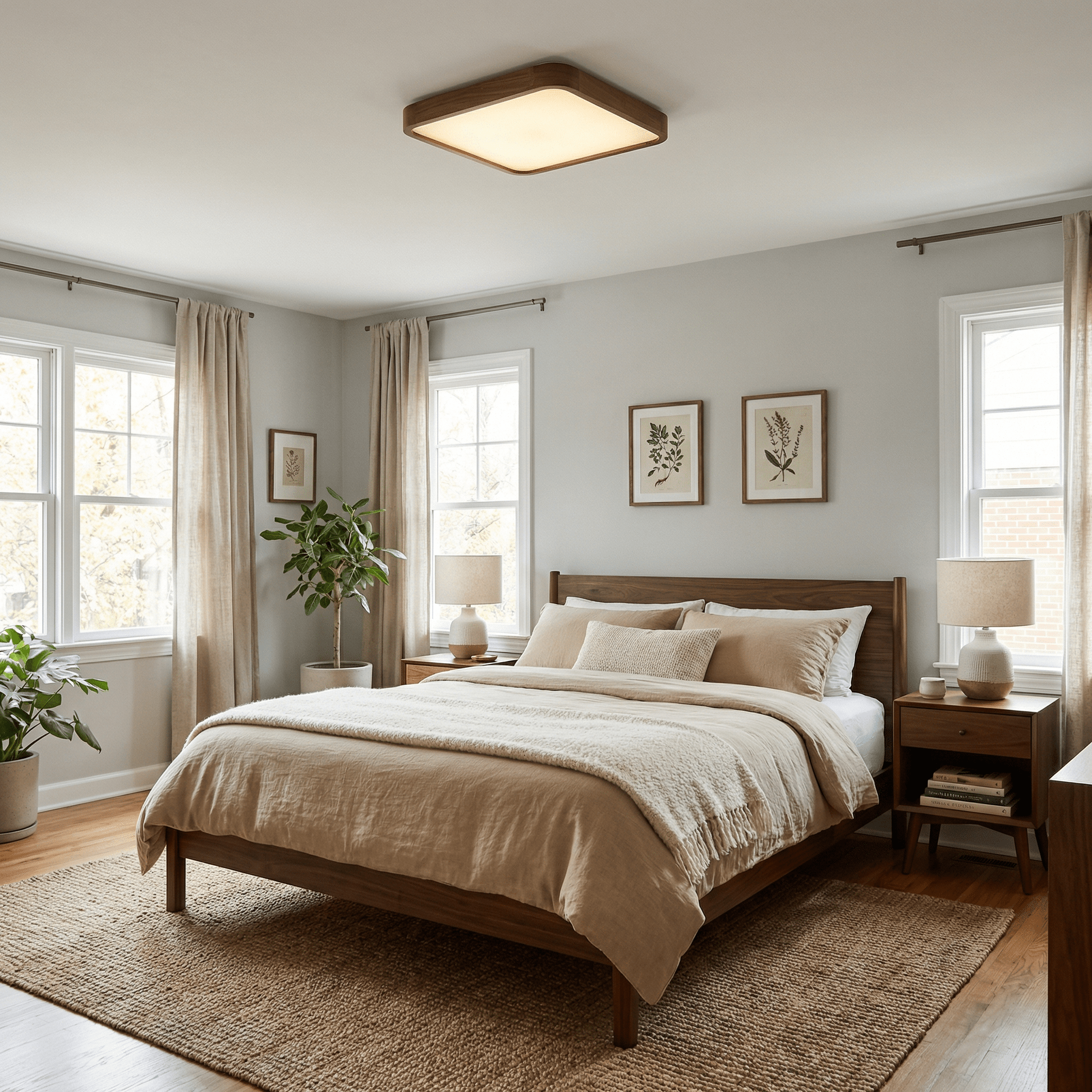 Kairo Soft Edge Ceiling Light-Neutral Decor