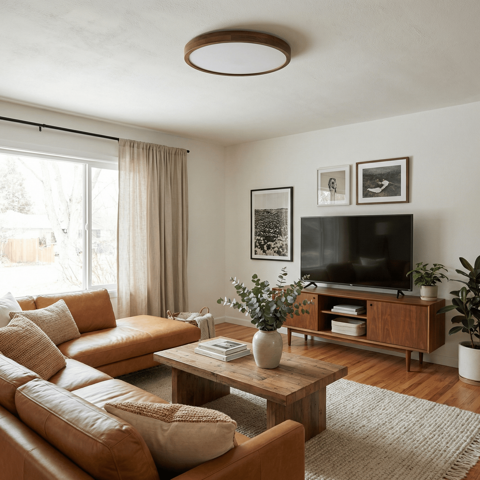 Kairo Soft Edge Ceiling Light-Neutral Decor