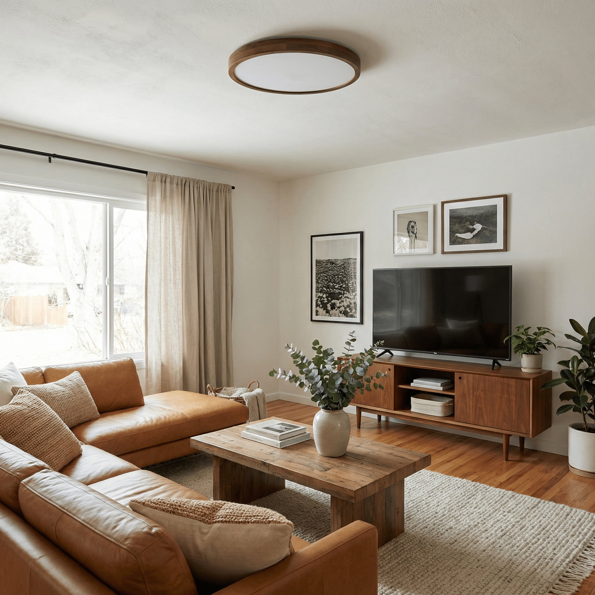 Kairo Soft Edge Ceiling Light-Neutral Decor