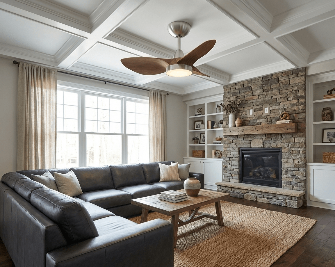 Mistral Aerodynamic Ceiling Fan Light-Neutral Decor