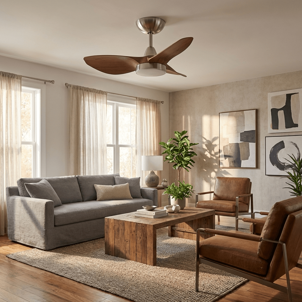 Mistral Aerodynamic Ceiling Fan Light-Neutral Decor
