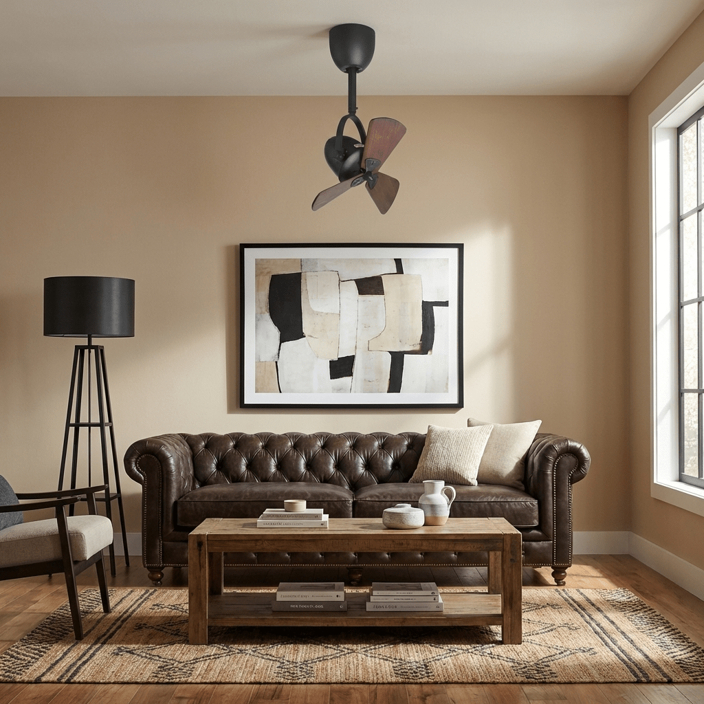 Aeronaut Articulated Ceiling Fan-Neutral Decor