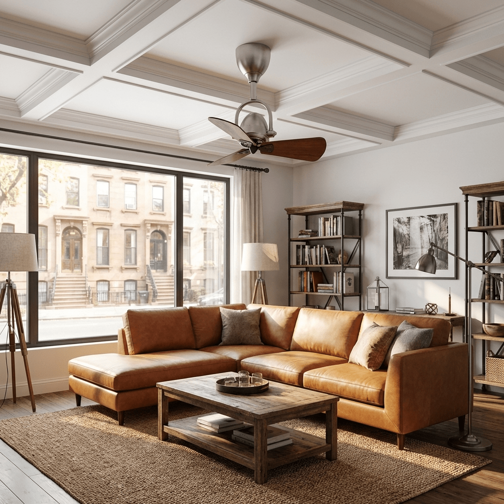 Aeronaut Articulated Ceiling Fan-Neutral Decor