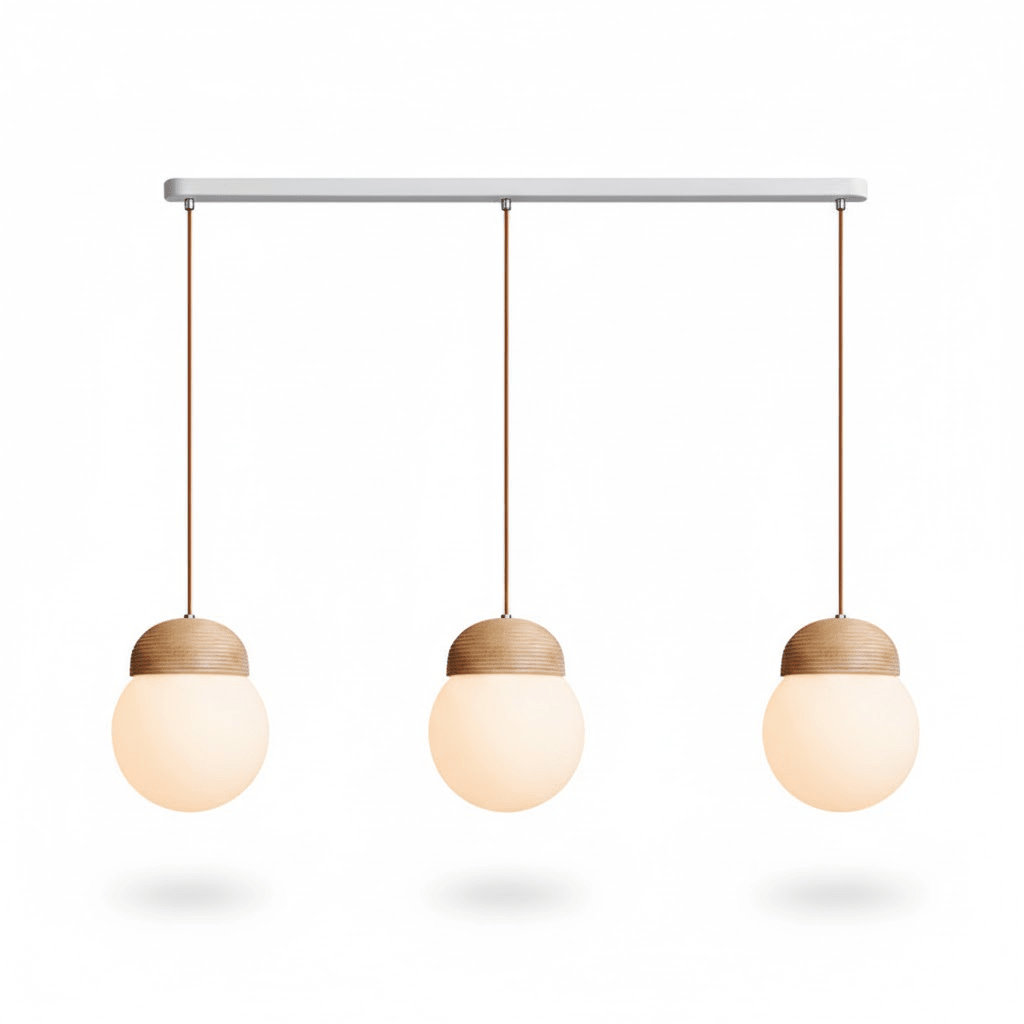 Elowen Fluted Opal Pendant Lamp-Neutral Decor