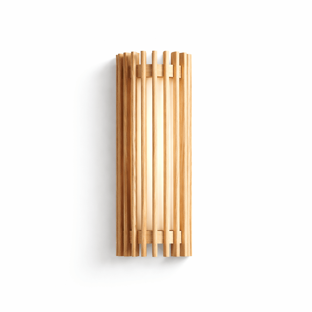 Luma Slat Wall Lamp-Neutral Decor