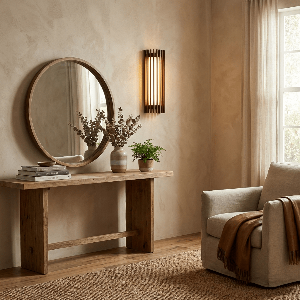 Luma Slat Wall Lamp-Neutral Decor