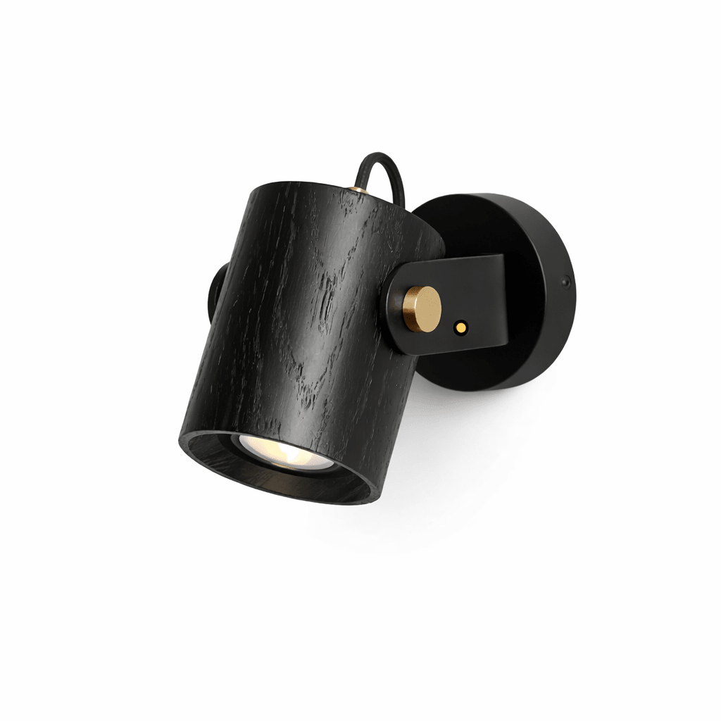 Brinka Wood Wall Spotlight-Neutral Decor