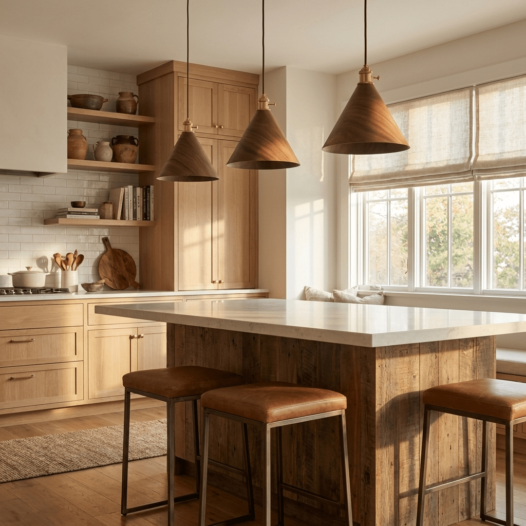 Valmere Cone Swag Pendant Lamp-Neutral Decor