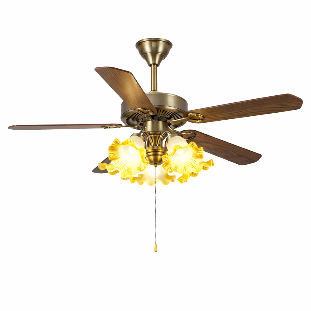 Bravelle Vintage Ceiling Fan Light-Neutral Decor