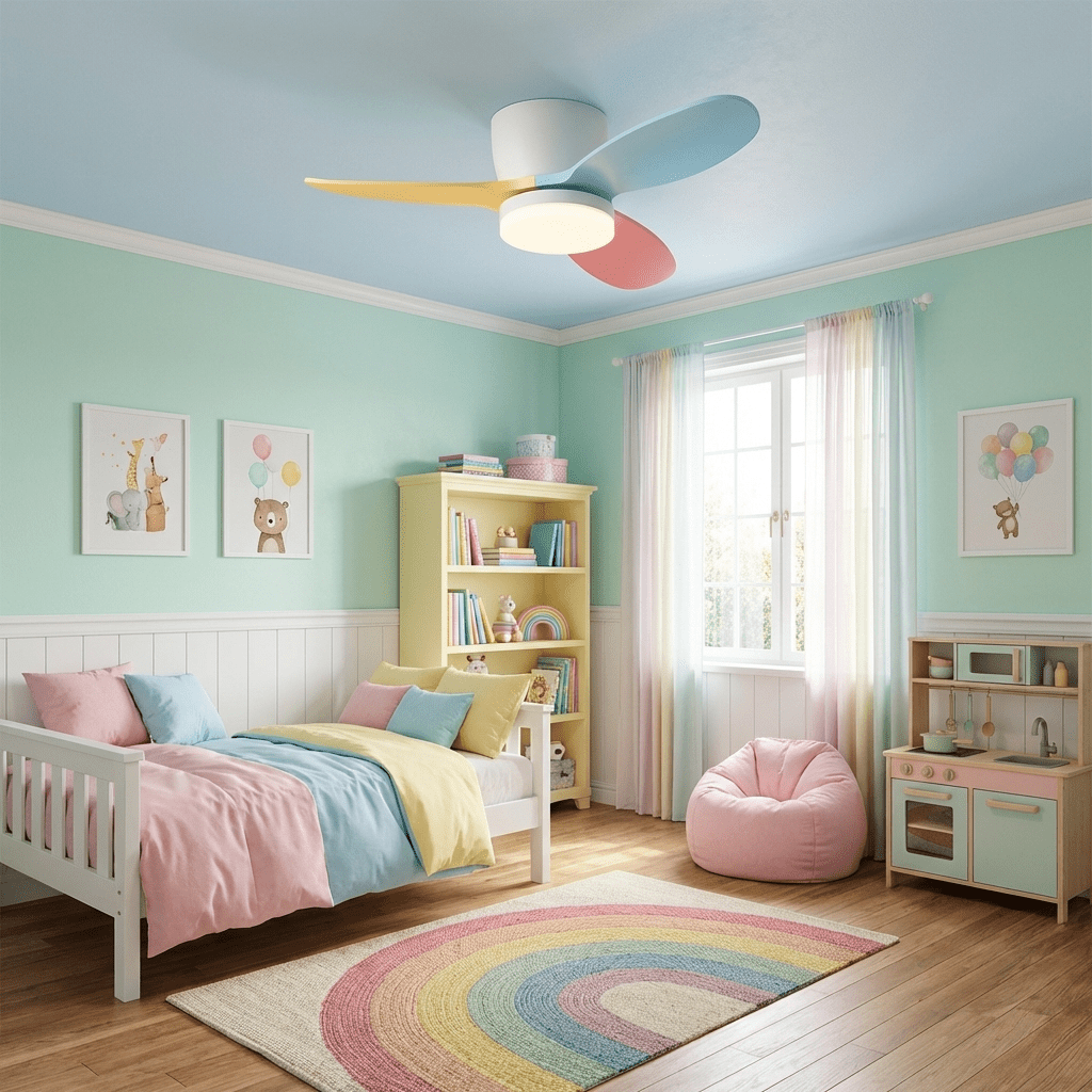 Lumo Petal Ceiling Fan Light-Neutral Decor