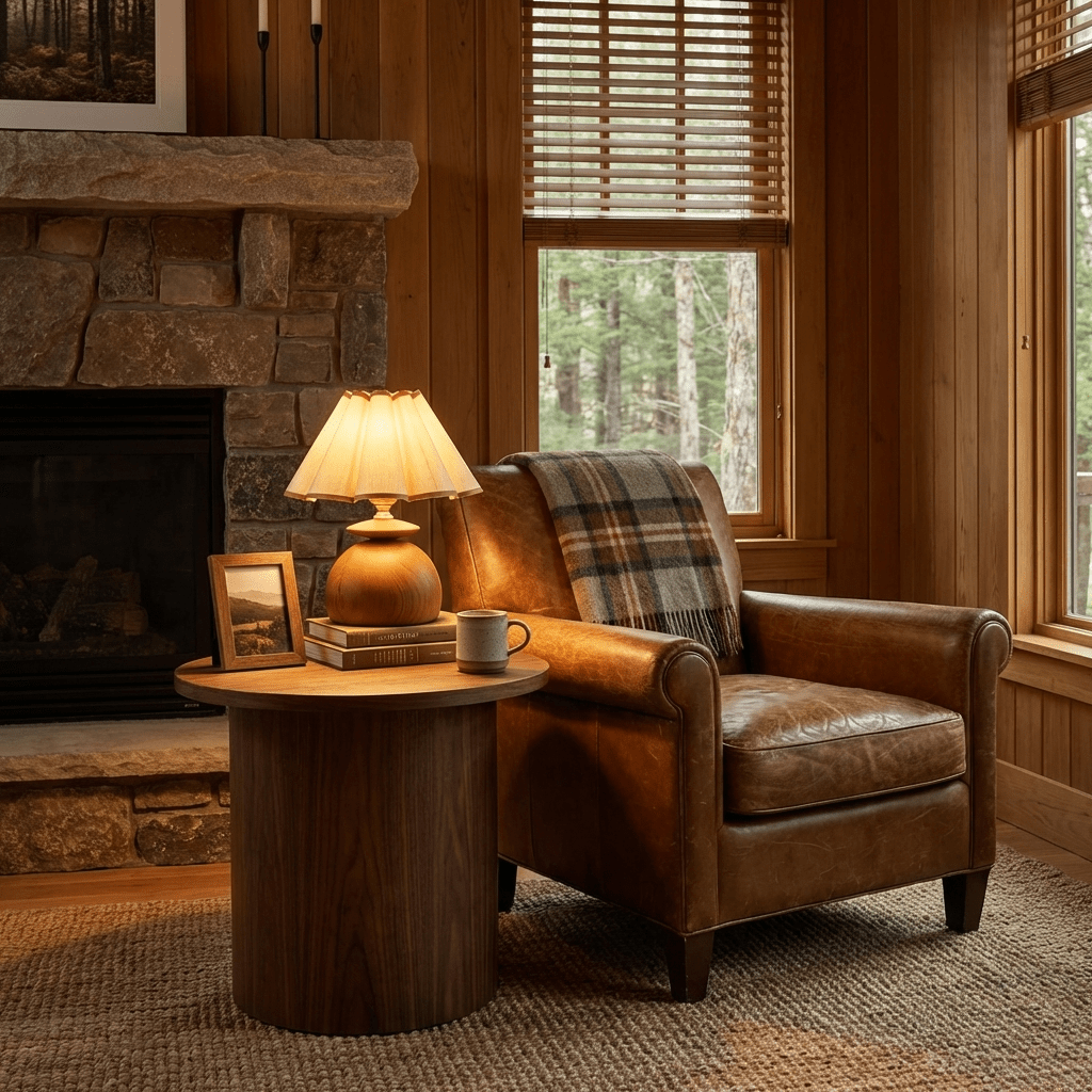 Liora Pleated Table Lamp-Neutral Decor