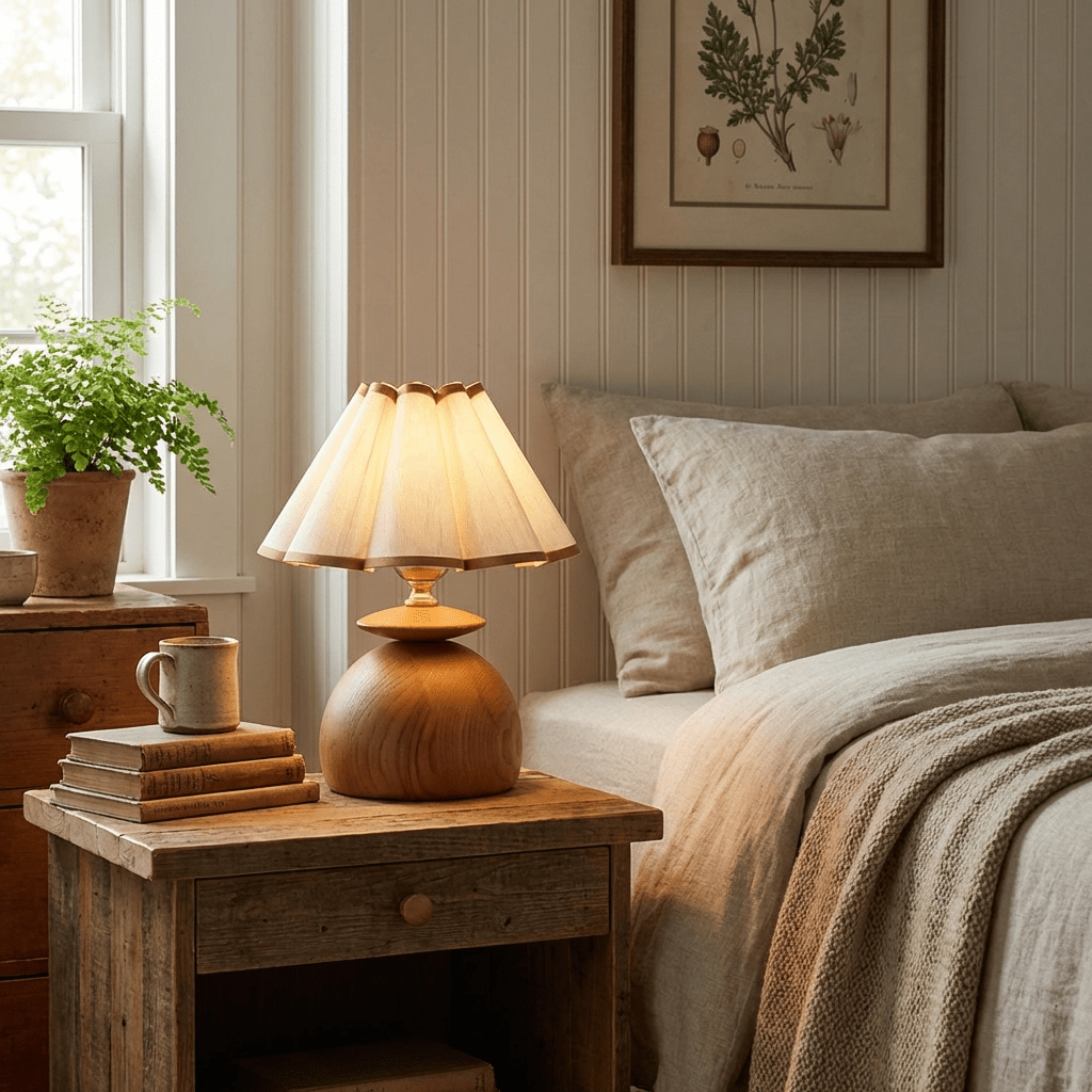 Liora Pleated Table Lamp-Neutral Decor