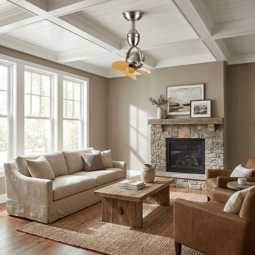 Aerion Pivot Ceiling Fan-Neutral Decor