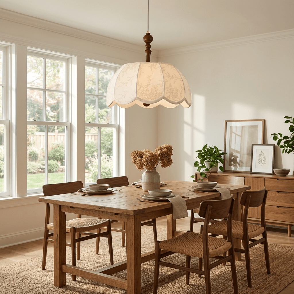 Elowen Blossom Lantern Pendant Lamp-Neutral Decor