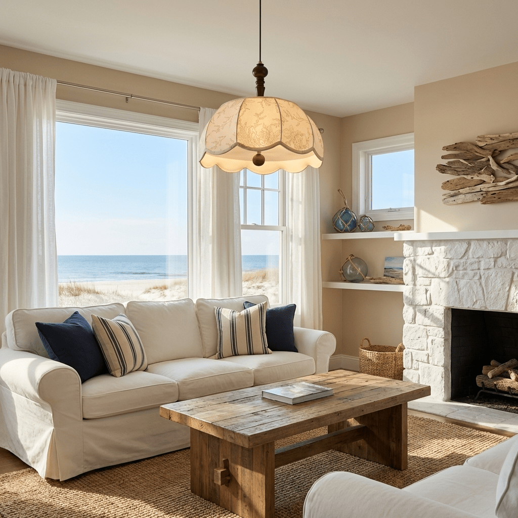 Elowen Blossom Lantern Pendant Lamp-Neutral Decor