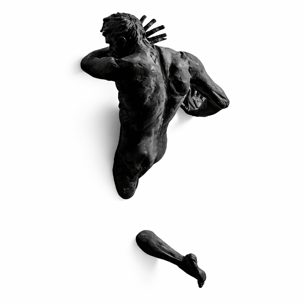 Dynamic Human Sculpture Collection-Neutral Decor