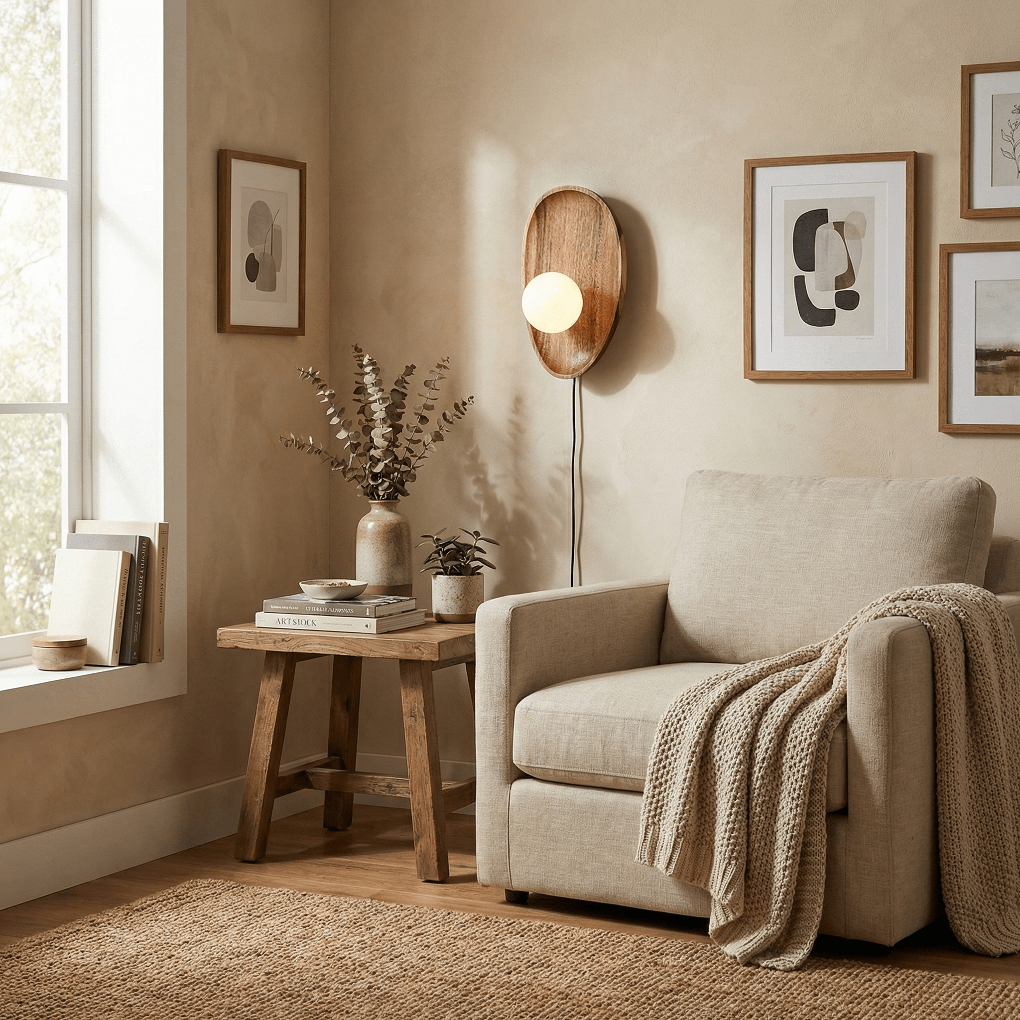 Eivor Plug-in Wall Lamp-Neutral Decor