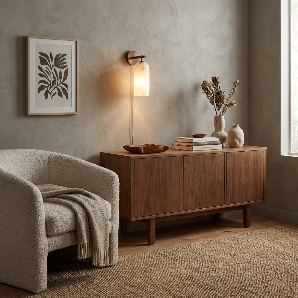 Pillar Alabaster Plug-in Wall Sconce-Neutral Decor