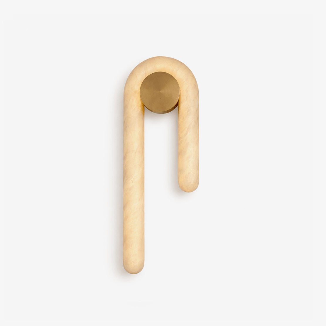 Arlo Loop Alabaster Wall Light-Neutral Decor