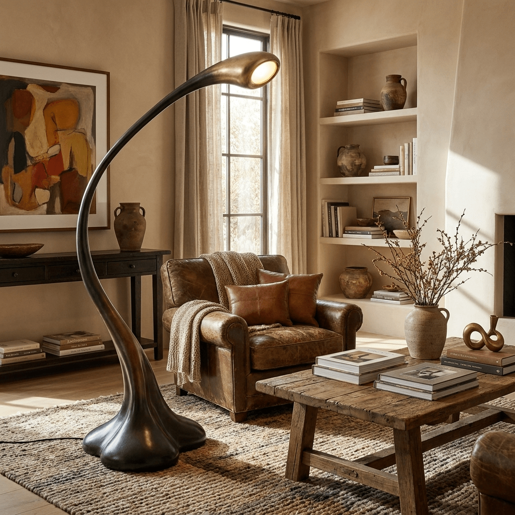 Aurelia Flow Floor Lamp-Neutral Decor