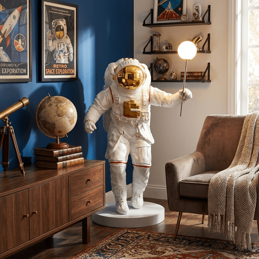 Astro Glow Floor Lamp-Neutral Decor