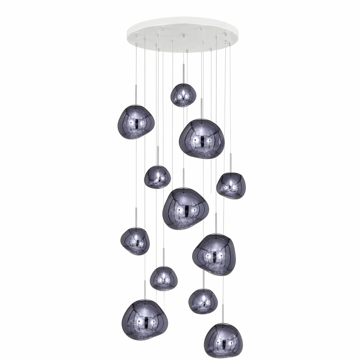 Multi Lava Round Pendant Lamp-Neutral Decor