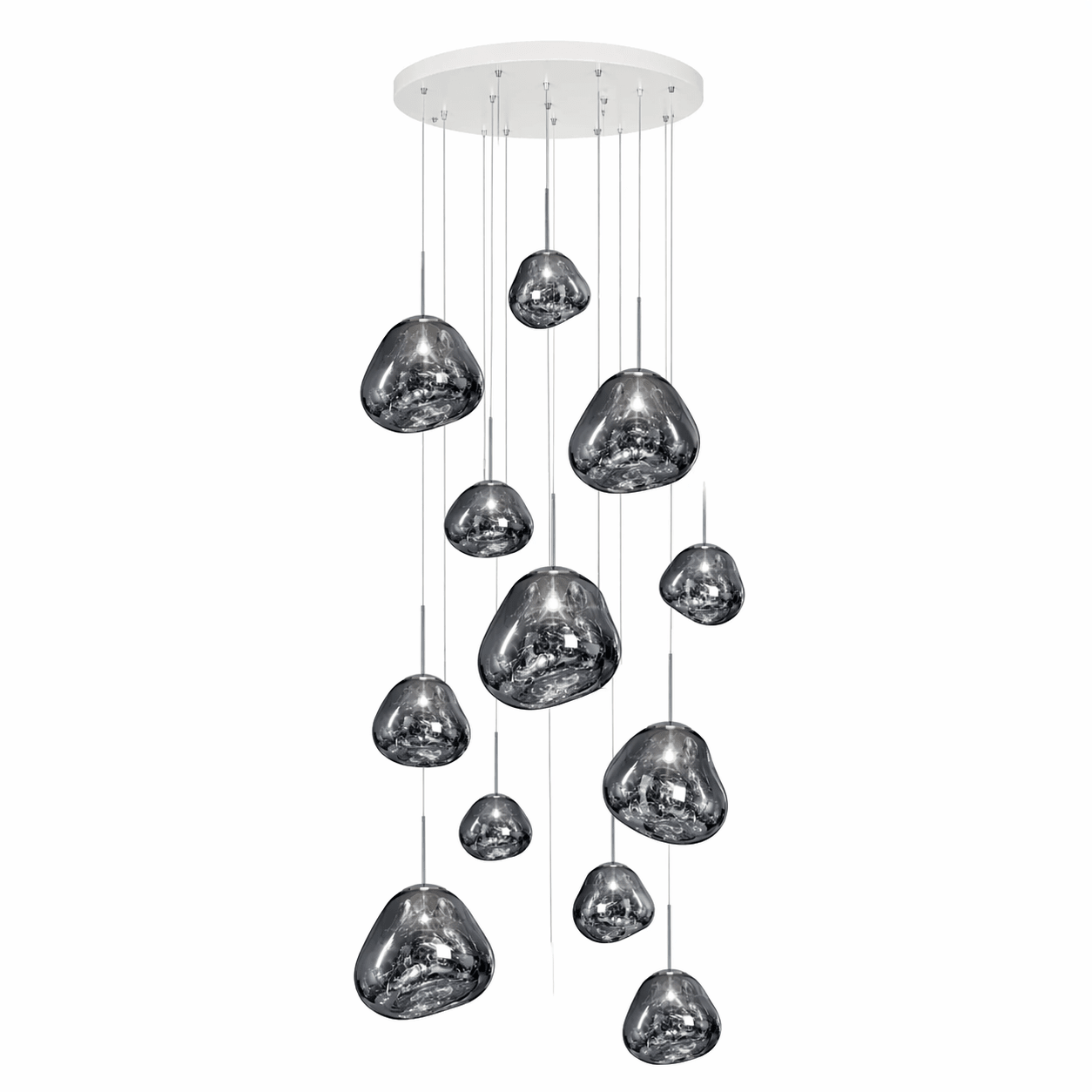 Multi Lava Round Pendant Lamp-Neutral Decor