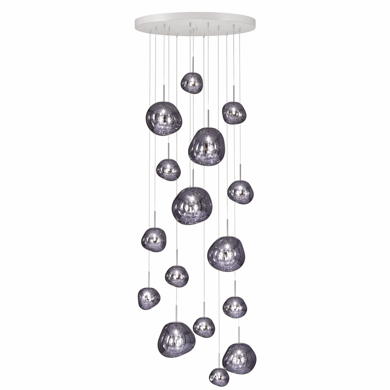 Multi Lava Round Pendant Lamp-Neutral Decor