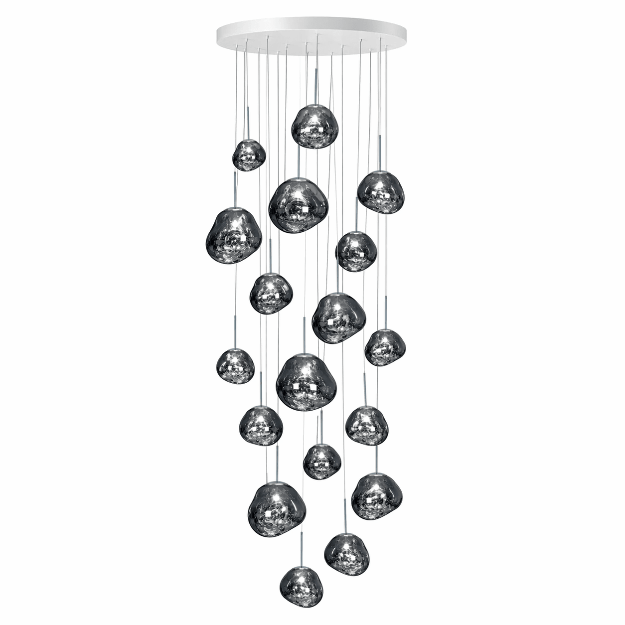 Multi Lava Round Pendant Lamp-Neutral Decor