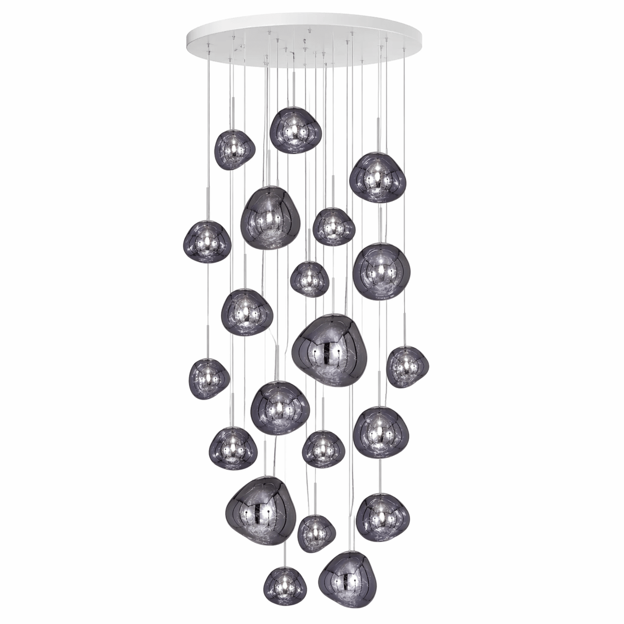 Multi Lava Round Pendant Lamp-Neutral Decor