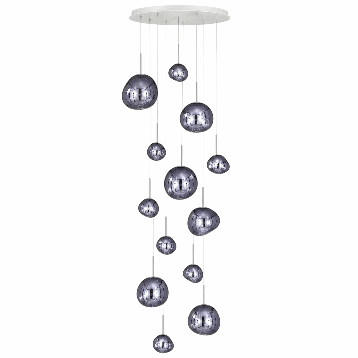 Multi Lava Round Pendant Lamp-Neutral Decor