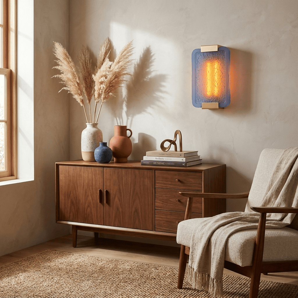 Verella Cast Resin Wall Sconce-Neutral Decor