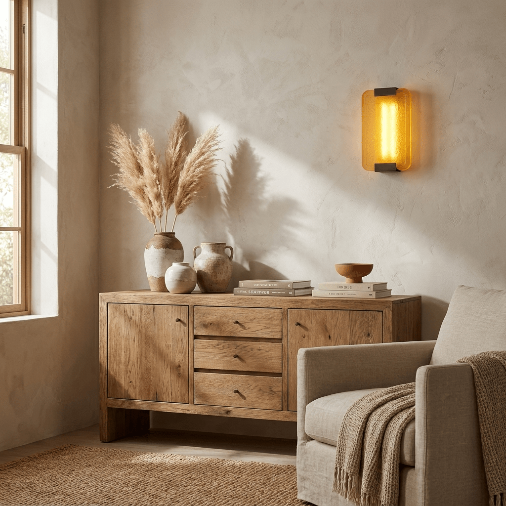 Verella Cast Resin Wall Sconce-Neutral Decor